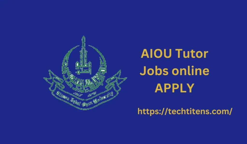 AIOU Tutor Jobs