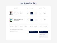 Shopping Cart Website Design